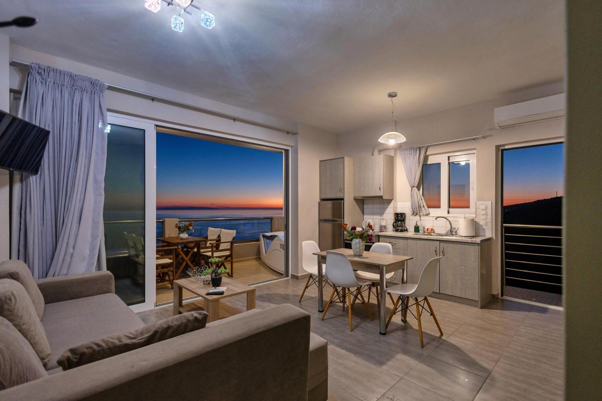 Akrotiri Panorama- Luxury Rental Apartments With Sea View Родакинон Екстериор снимка