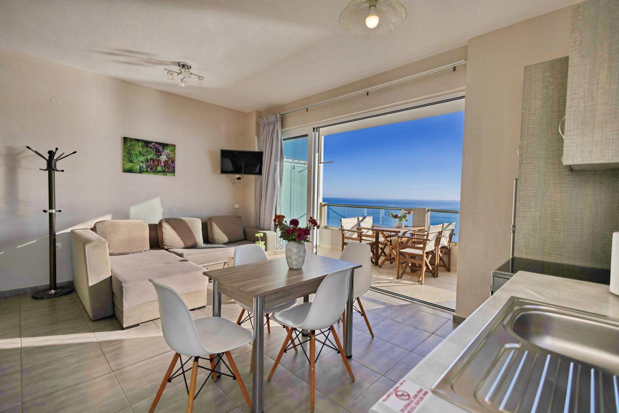 Akrotiri Panorama- Luxury Rental Apartments With Sea View Родакинон Екстериор снимка