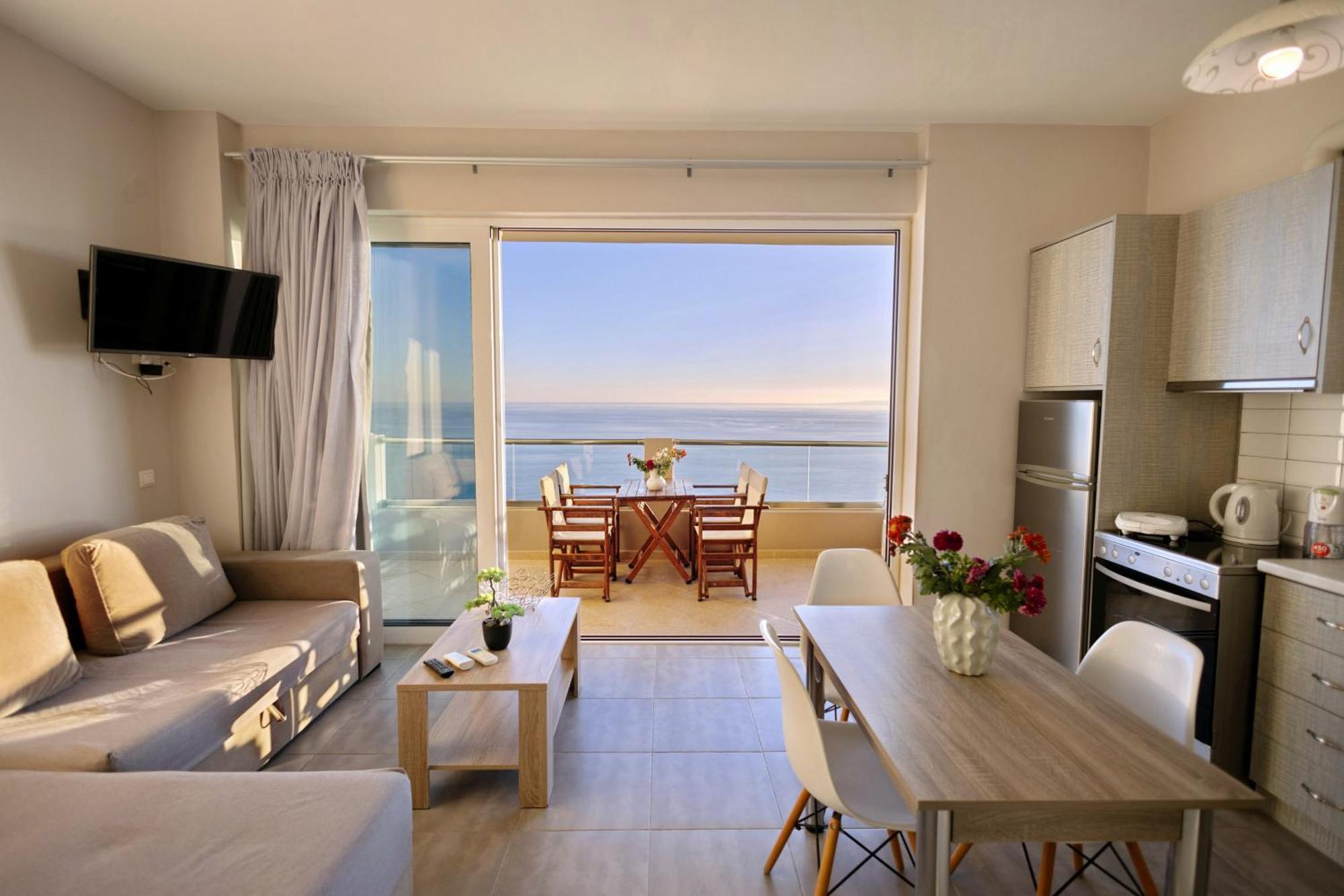 Akrotiri Panorama- Luxury Rental Apartments With Sea View Родакинон Екстериор снимка